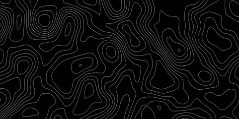 Obraz premium Topographic map in contour line light topographic topo contour map. Lines Topographic contour lines map seamless pattern. Geographic mountain relief. Background of the topographic map. Contour maps.