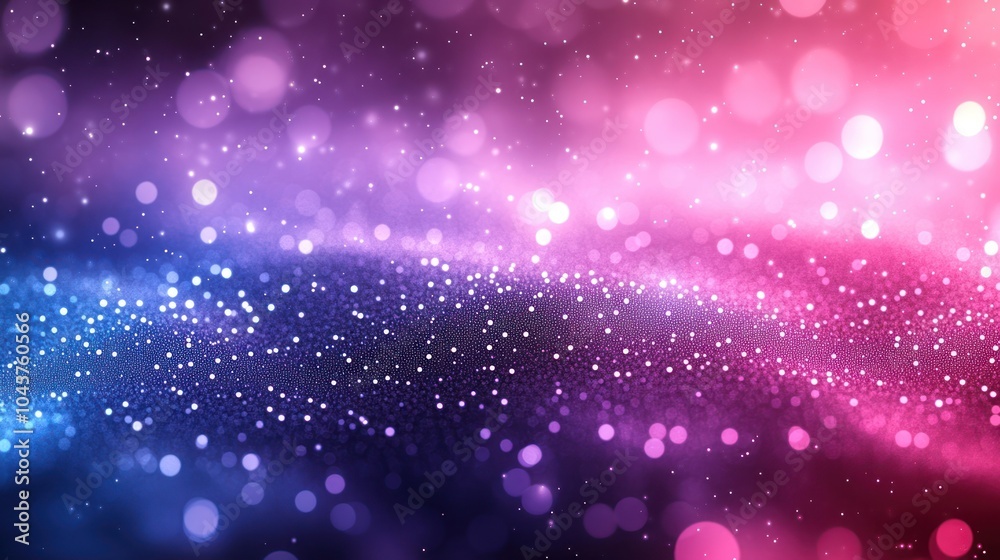 Wall mural a vibrant abstract background with colorful bokeh and sparkles, ideal for digital designs.