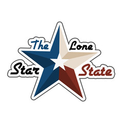 The Lone Star State- Texas Pride Design perfect for print, apparel, stickers, etc