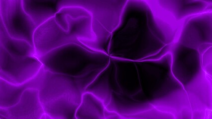 Abstract Purple Fluid Texture with Glowing Lines