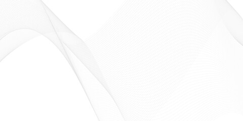 Abstract sine line waves. Wind air flow pattern undulate curves. Abstract digital wave of particles. Technology background. Vector illustration