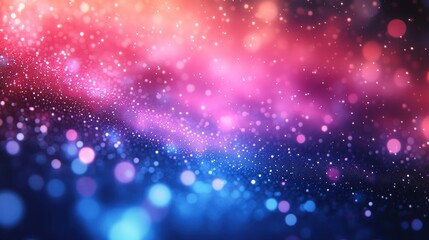 A vibrant abstract background with colorful bokeh and light effects.