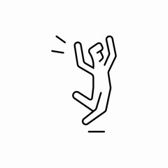 dancing man icon sign vector © Nijat