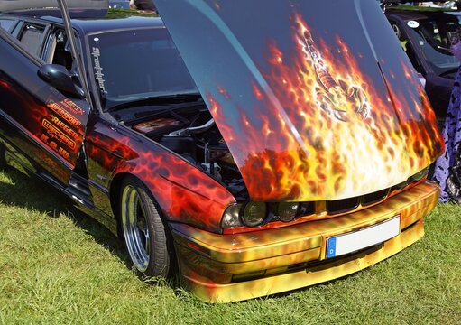  BMW E34 Touring airbrush