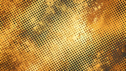 Distressed Grunge Overlay Texture Background with Halftone Effect - Abstract Vector Illustration