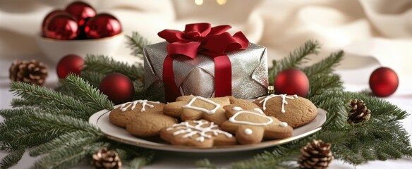 The Festive Cookies and Gift