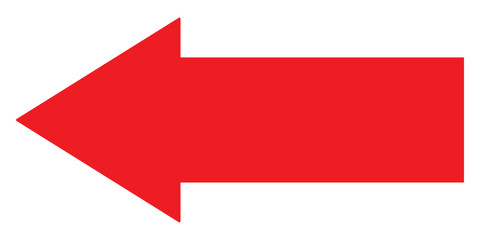 Horizontal long straight arrow with two left and right pointers. Black width symbol isolated on white background. Vector graphic illustration in eps 10.