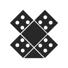 Medical care hospital silhouette elements