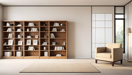 Interior view of contemporary home 