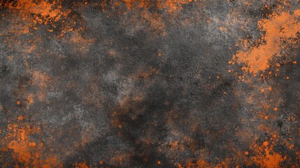 The Textured Orange and Gray