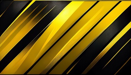 abstract background of black and yellow hazard stripes