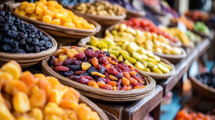 Dried Fruits Market Stall
