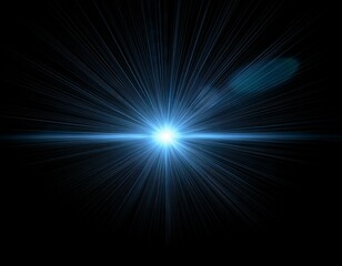 Fototapeta premium overlays overlay light transition effects sunlight lens flare light leaks high quality stock image of sun rays light effects overlays blue flare glow isolated on black background generative ai