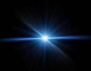 Obraz premium overlays overlay light transition effects sunlight lens flare light leaks high quality stock image of sun rays light effects overlays blue flare glow isolated on black background generative ai