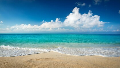 Obraz premium summer beach and sea