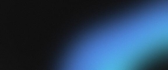 Black and blue gradient background with noise texture, abstract backdrop design