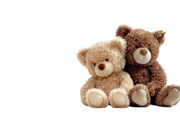 Obraz premium Cute Bear Pairing Captured in a Delightful Moment