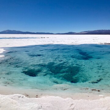 Natural Landscape North Argentina Salt Flats