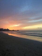 sunset at the beach