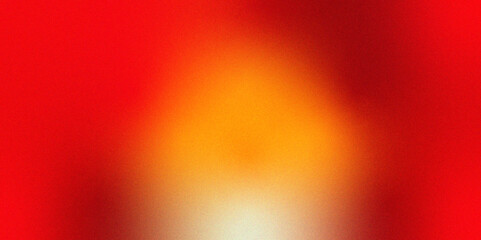 Vivid Red, Bright Orange, Crimson Red, and Soft Beige Gradient Background with Vintage Grain and Glitter Texture. Ombre Effect with Retro Metallic Sheen for Bold Posters, Web Design, and Artistic Crea