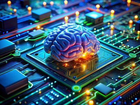 Neuromorphic Chips Mimicking Human Brain Functionality in a Futuristic Setting