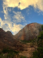 Zion National Park sunrise sky