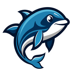 illustration of a cartoon shark