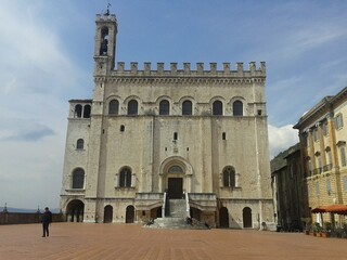 Fototapeta premium medieval palace in Italy
