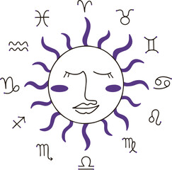 Mystical Magic Celestial Illustration