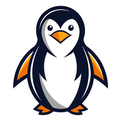 penguin on a white background