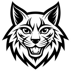 Obraz premium wolf tribal tattoo