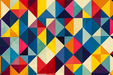 Obraz premium Colorful abstract painting with a lot of different colors and shapes. The painting is full of energy and movement, with the colors blending together in a dynamic way