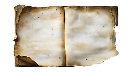 A weathered page with gentle wrinkles and faint lettering rests against a pristine backdrop, conjuring memories of literary pasts.