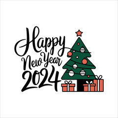 Christmas Quote Tshirt Design, Christmas SVG, Christmas Ilustration, Happy new year 2024