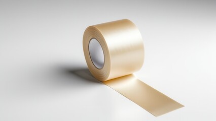 High-quality silk tape mockup perfect for displaying logos, patterns, or branding elements on smooth tape in a clean, elegant format.