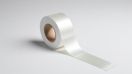Professional silk tape mockup ideal for visualizing branding or packaging concepts on smooth, high-quality silk tape in a sleek and modern presentation.