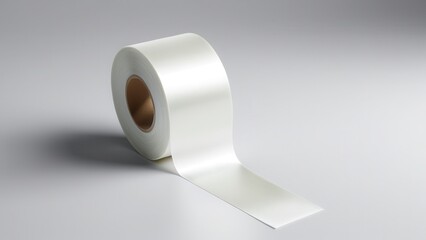 Elegant silk tape mockup designed to highlight branding, logos, or custom designs in a realistic and sophisticated display, perfect for packaging or promotional use.