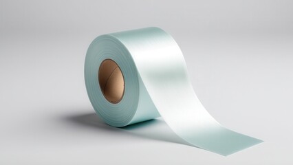 Professional silk tape mockup ideal for visualizing branding or packaging concepts on smooth, high-quality silk tape in a sleek and modern presentation.