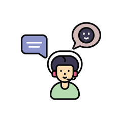 Customer Service vector icon