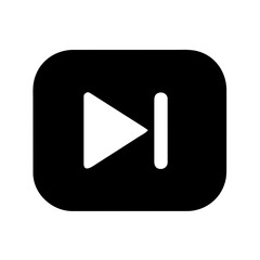 Button icon to stop video playback