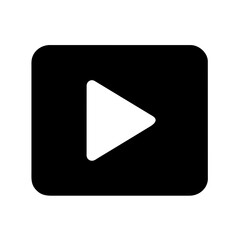 Button icon to stop video playback