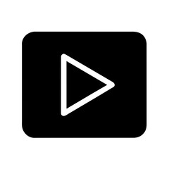 Button icon to stop video playback