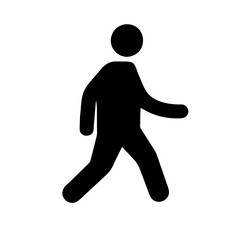 Icon representing the action of walking