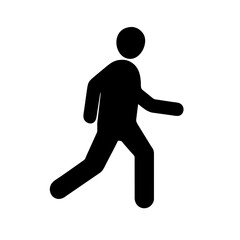 Icon representing the action of walking