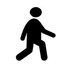 Icon representing the action of walking