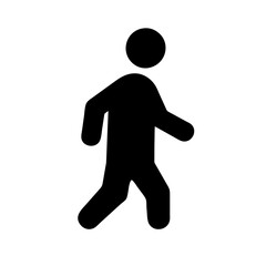 Icon representing the action of walking
