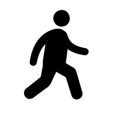 Icon representing the action of walking