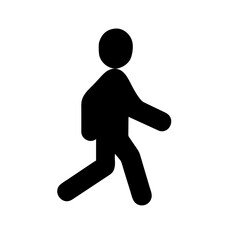 Icon representing the action of walking