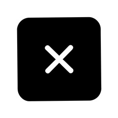 Fototapeta premium Icon representing close or cancel action
