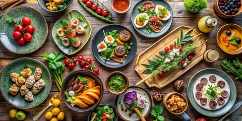 Stylish Gourmet Delights: Chic Food Photography for Fashion Enthusiasts